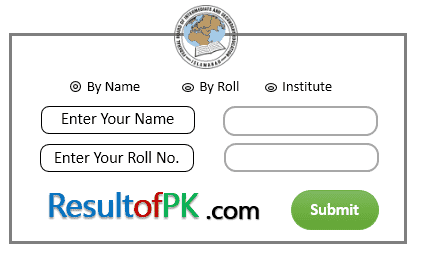 Search FBISE SSC 2 Result Search By Name or Roll Number