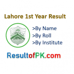 Lahore Inter Part 1 Result 2022