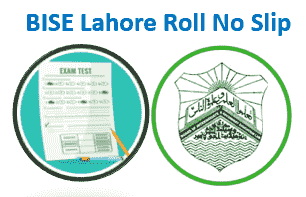 BISE Lahore Board Roll Number Slip 2025