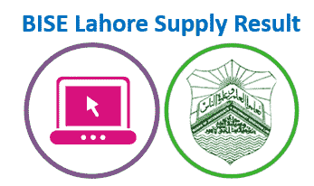 BISE Lahore Supplementary Result 2024