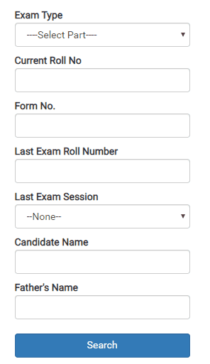 BISE FSD Roll Number Slip 2024