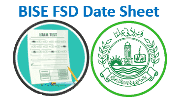 BISE Faisalabad Date Sheet 2023