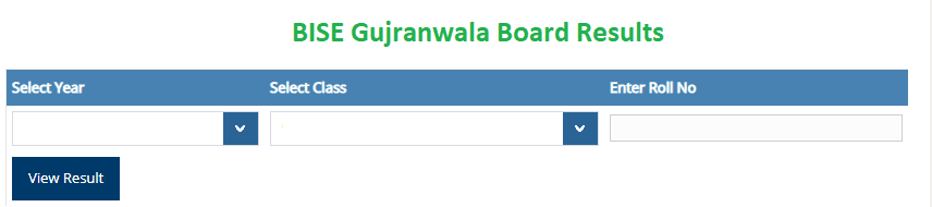 BISE Gujranwala Board (bisegrw) Result 2024